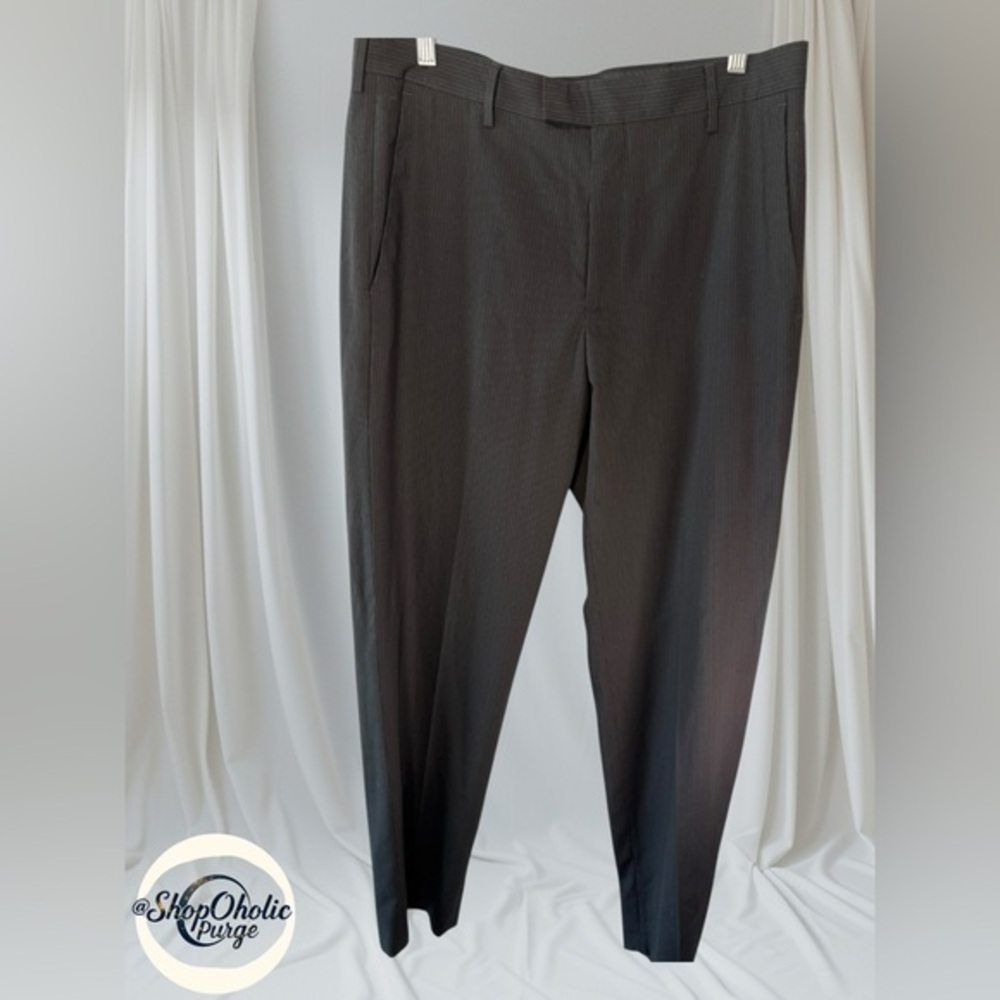 Kenneth Cole Black Dress pants size 34 trousers business classic